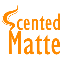 The words Scented Matte